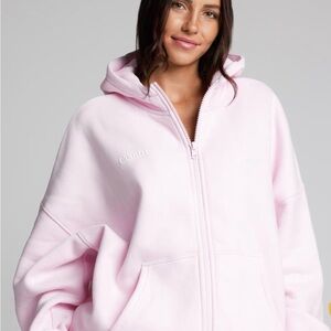 Comfrt Cloud Zip Hoodie Powder Pink